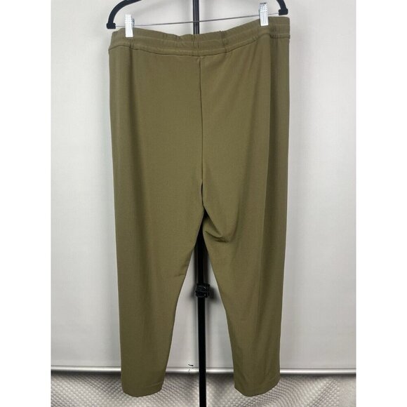Joie Green Pants Pull On Drawstring Waist with Pockets Women's Size XL - Picture 5 of 8